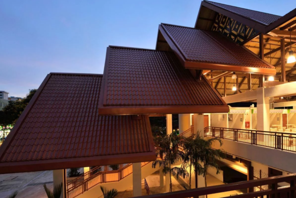 金屬瀝青瓦建筑