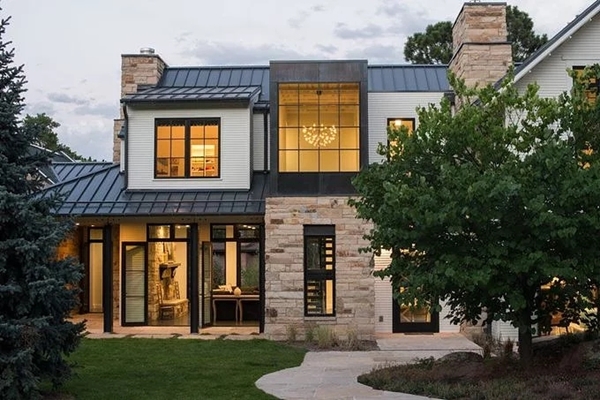 金屬?gòu)?fù)合瓦建筑