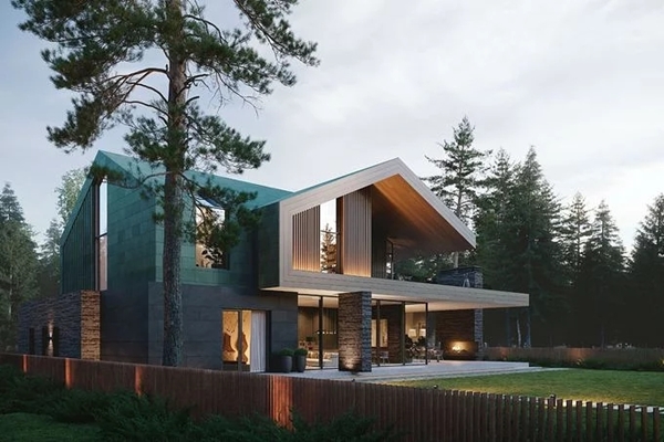 金屬?gòu)?fù)合瓦建筑